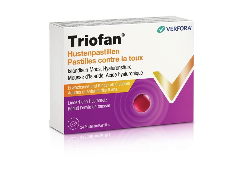TRIOFAN Pastilles Toux Blister 24 pièces | Confort Respiratoire