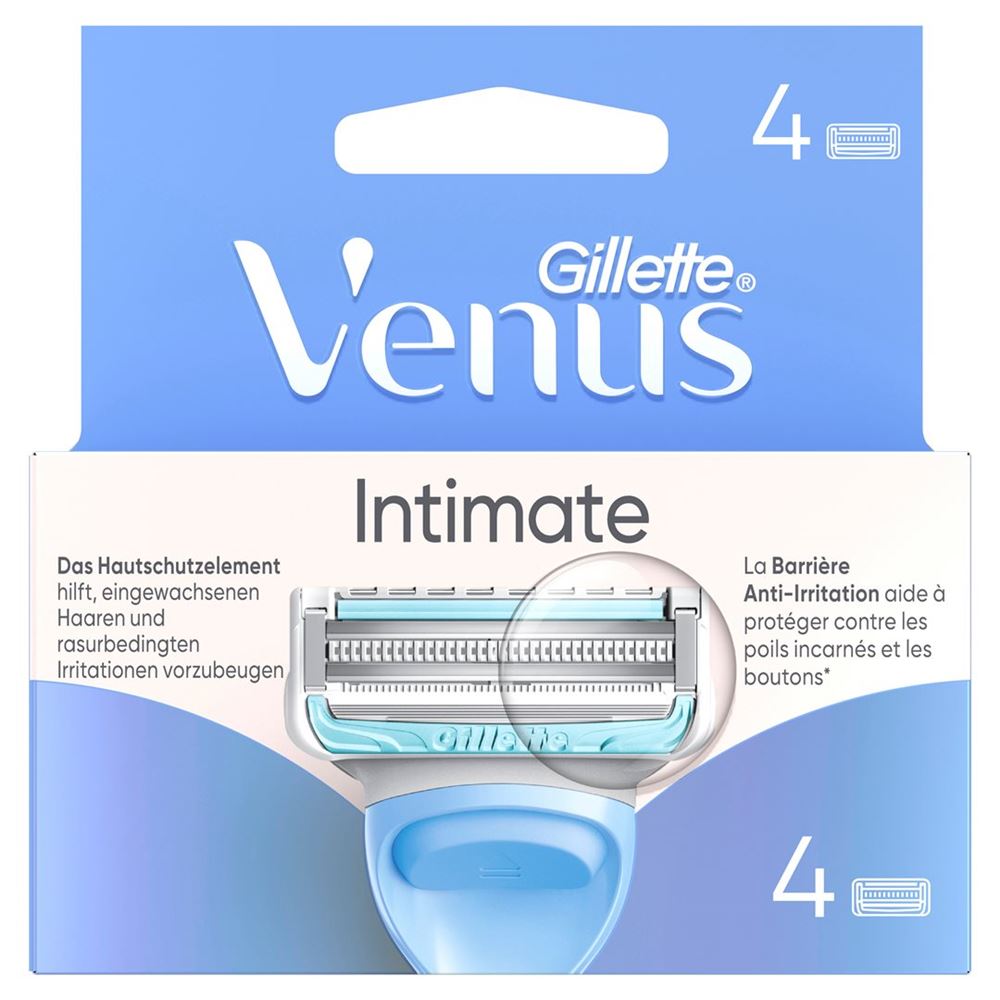GILLETTE Venus Lames Zones Intimes 4 pièces | Précision