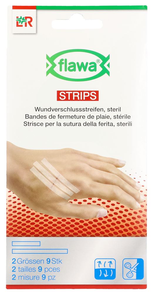 FLAWA STRIPS Bandes Plaie 9p | Fermeture Plaie