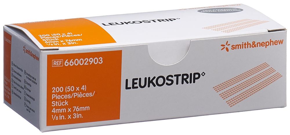 LEUKOSTRIP 4mmx76mm | 200 pièces