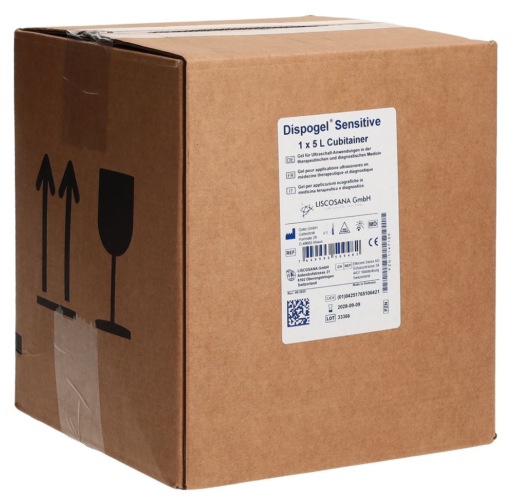 DISPOGEL SENS Gel Ultrasons 5000ml | Confort