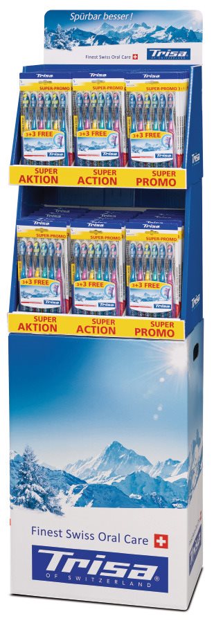 TRISA Brosse à Dents Flexible Head Jubilé 60 pièces | Lot