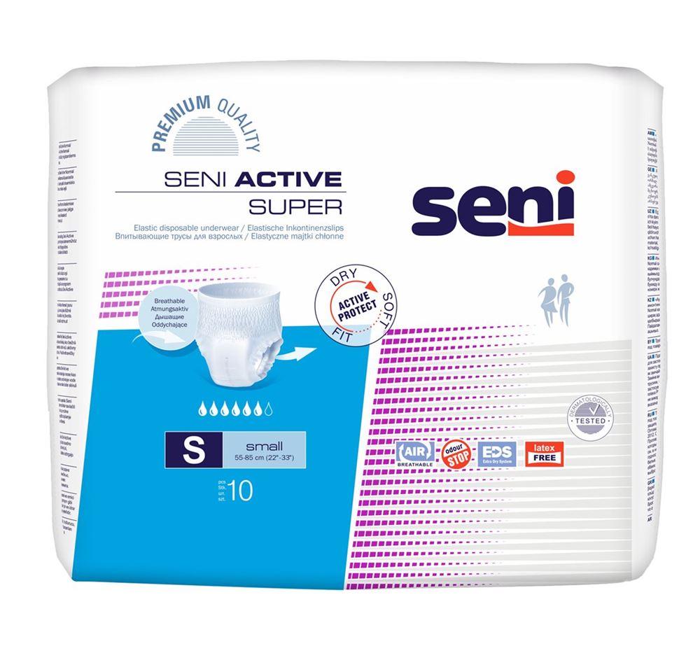 SENI Active Super Pants S 10 pièces | Sécurité