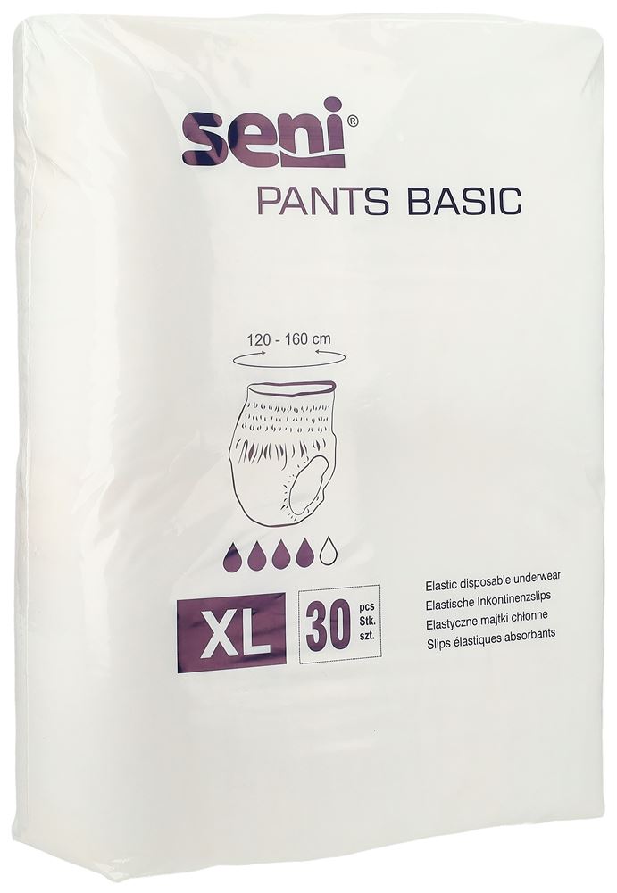 SENI Pants Basic XL Culottes 30 pièces | Discrétion
