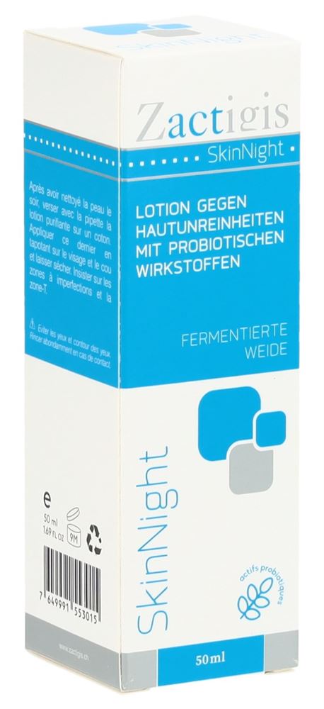 ZACTIGIS SkinNight Lotion Hautunr Prob 50ml | Régénérant