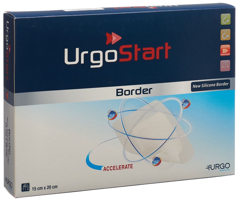 URGOSTART Border Pansements 15x20cm | 10 pièces