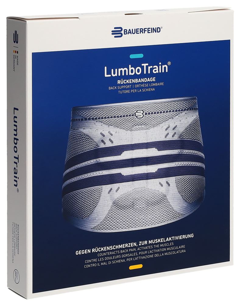BAUERFEIND LumboTrain Straight Gr7 | Soutien Dorsal
