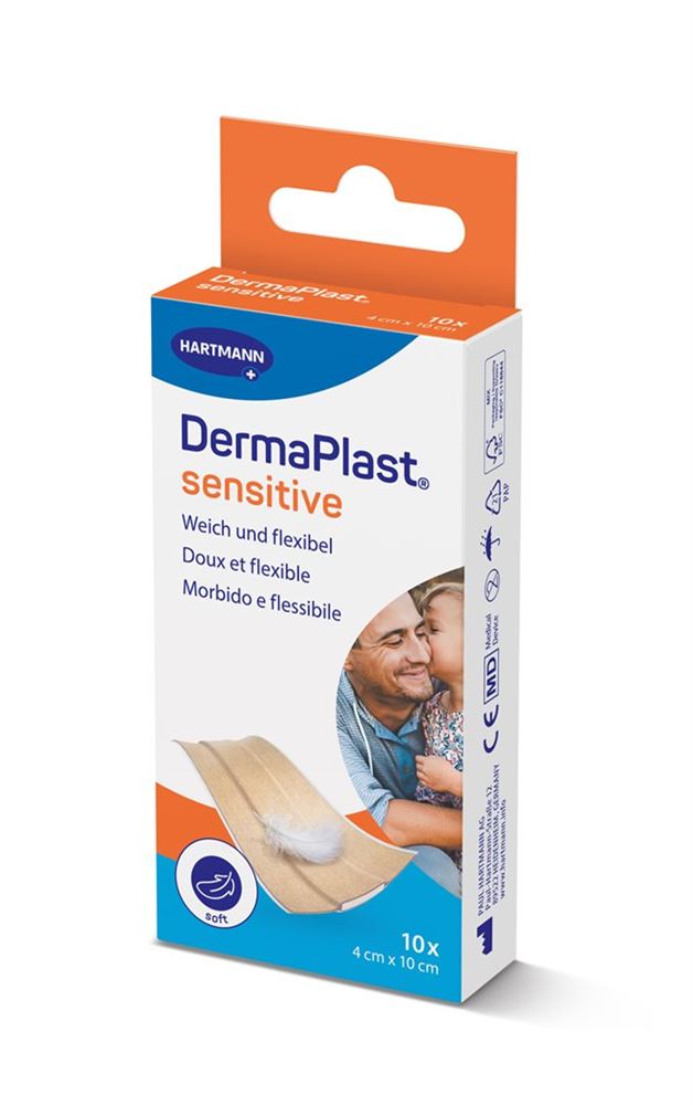 DERMAPLAST Sens Pans Rapide 4x10cm 10 pièces | Pansements