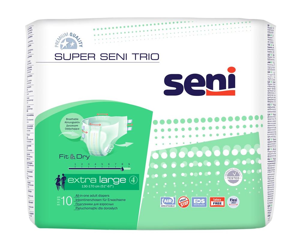 SUPER SENI Trio Pants XL | 10 Pièces