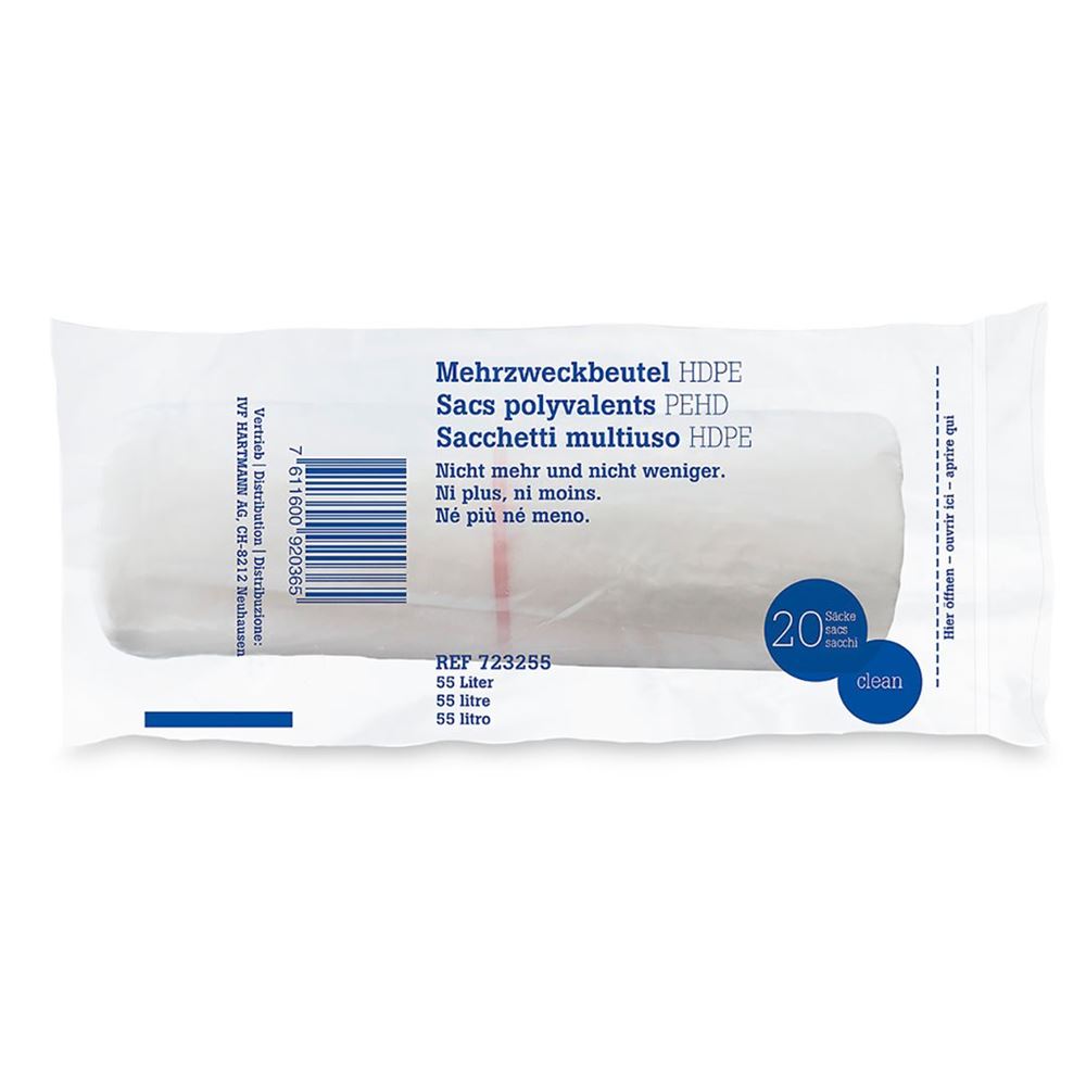 IVF Sacs polyvalents 55l | 20 rouleaux