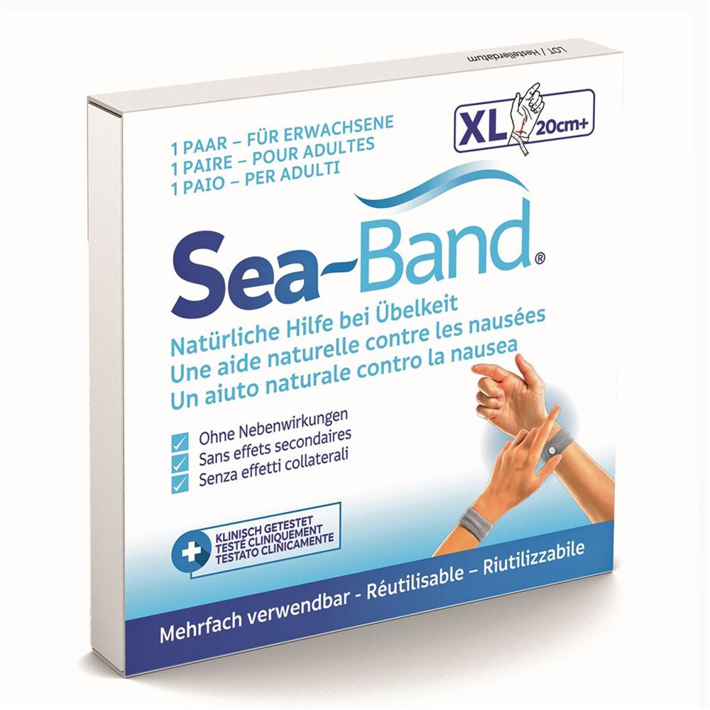 SEA-BAND Bracelet Acupression XL | 1 paire