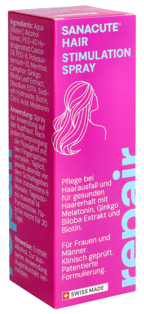 SANACUTE Spray stimulation capillaire 90ml | Vitalité