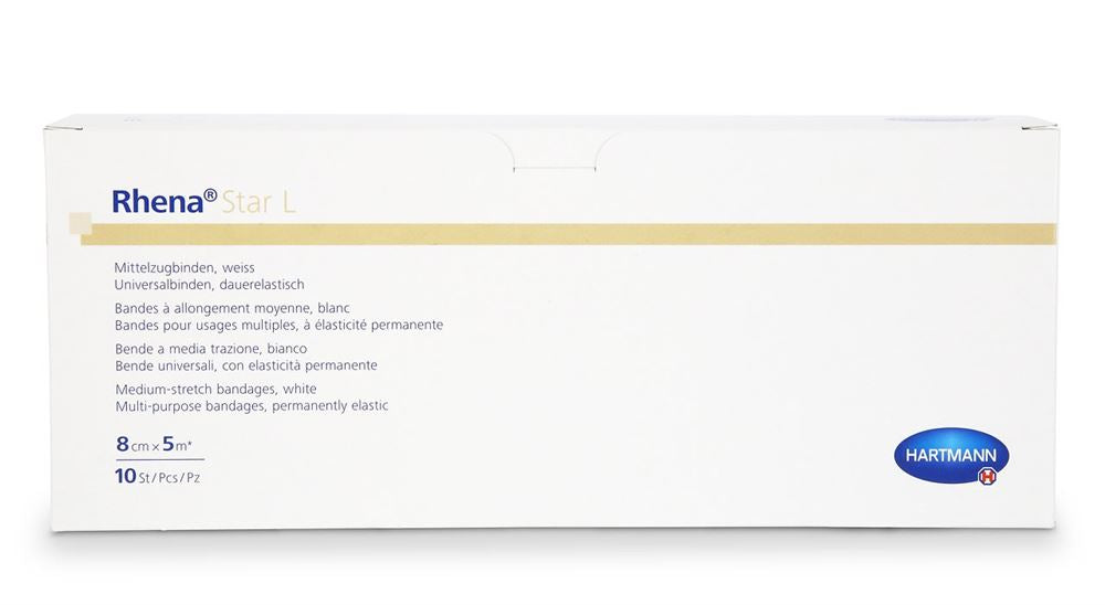RHENA Star L Bandage Élastique 15cmx5m | 10 pièces