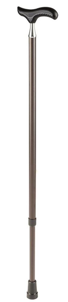 SAHAG Metallstock Slim Brun Bâton | 100kg 74-95cm