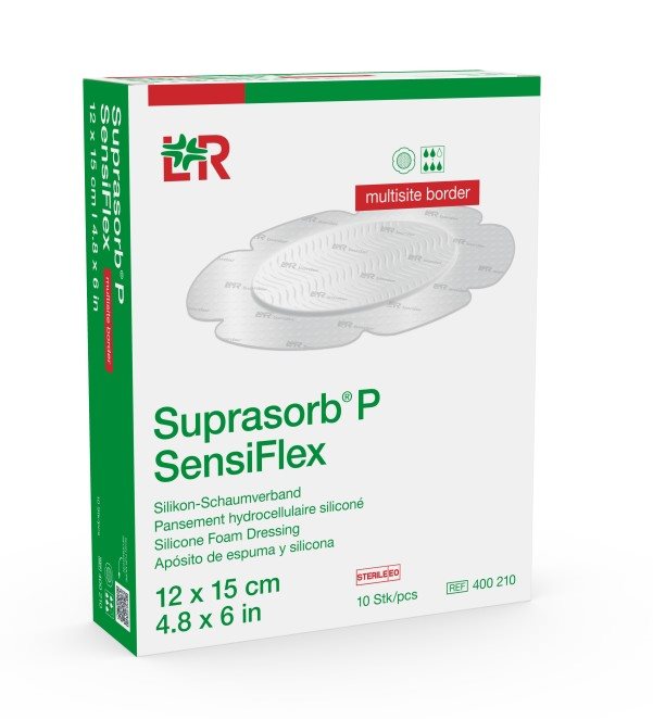 SUPRASORB P SensiFlex mu bor Pansement 12x15cm | 10 pièces