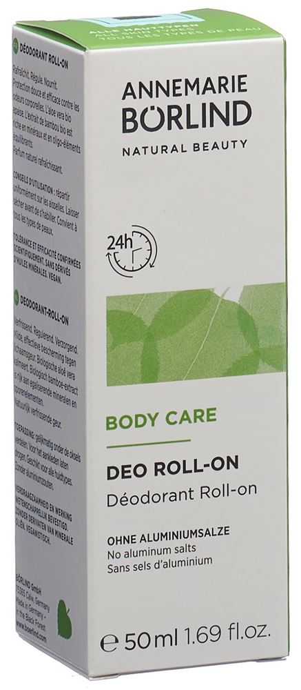 BORLIND BODY CARE Déodorant Roll-On | Protection 24h 50ml