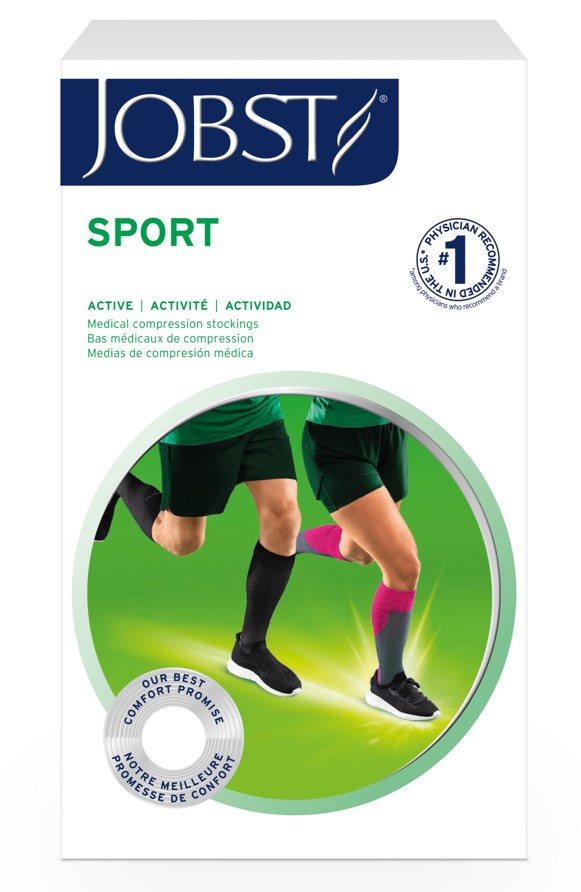 JOBST Sport Chaussettes Genou 15-20mmHg S Rose 1 Paire | Compression