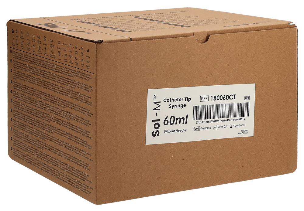 SOL-M Seringue Adaptateur 60ml | 30 pièces