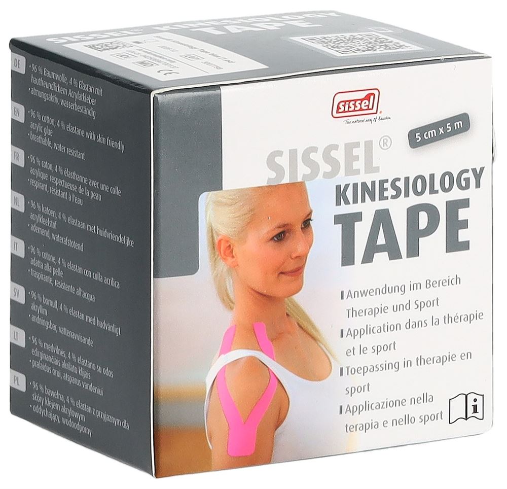 SISSEL Kinesiology Tape Bleu 5cmx5m | Soutien Musculaire