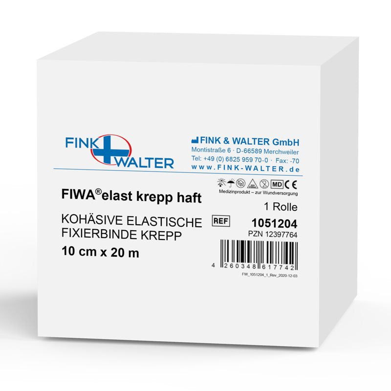 FIWA Bandes Fixation Krepp Haft 10cmx20m | Maintien