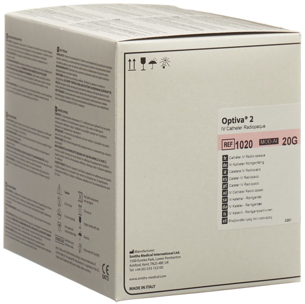 OPTIVA 2 Aiguille IV 20G 32mm 50 pièces | Pose Veineuse Fiable