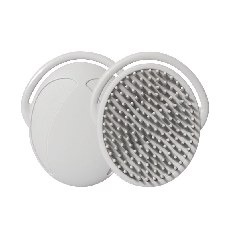 HAAKAA Brosse Shampooing Gris | Douceur &amp; Propreté