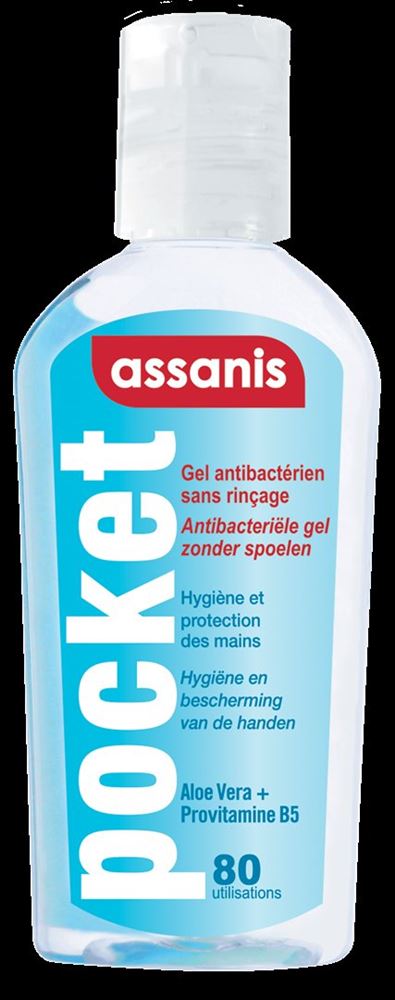 ASSANIS Gel Antibactérien 80ml | Pratique