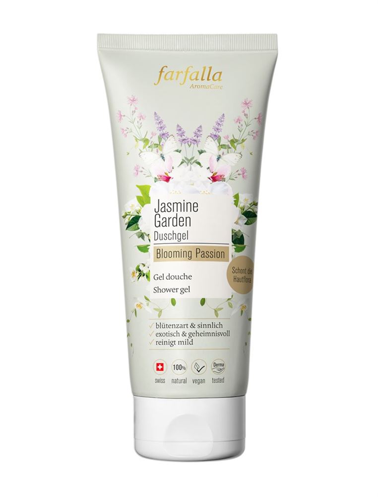 FARFALLA Gel Douche Jasmine Garden 200ml | Parfum Floral