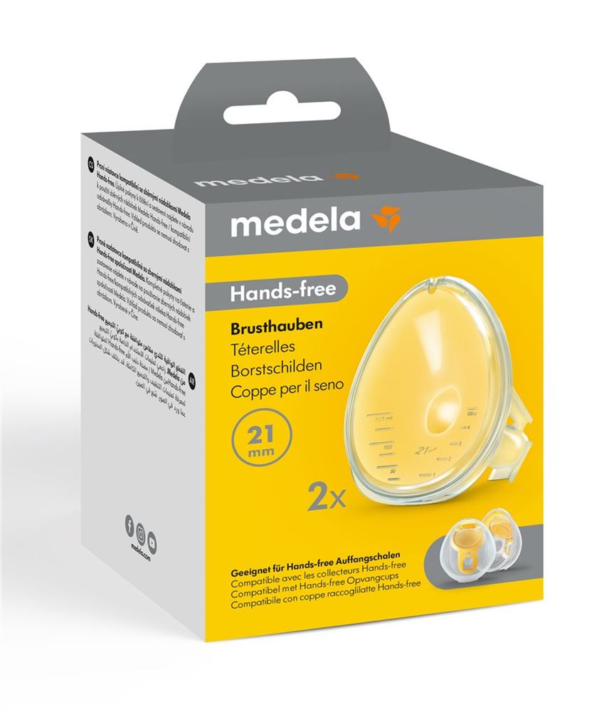 MEDELA Hands-free Flanges 21mm 2 pièces | Confort