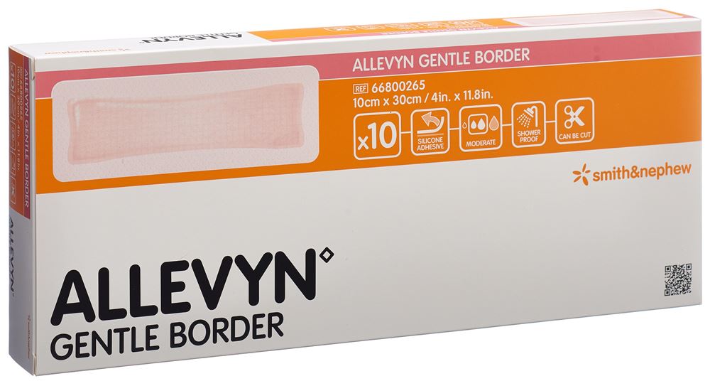 ALLEVYN GB Pansement 10x30cm 10 pièces | Protection