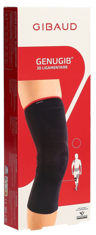 GIBAUD Genugib 3D Genouillère Gr3 38-43cm | Stabilité