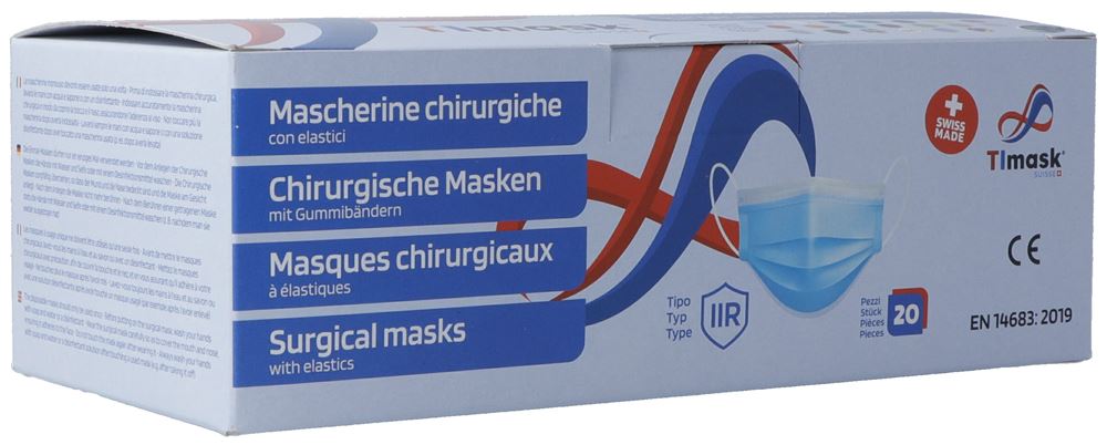 TIMASK Masque IIR Camouflage 20 pièces | Jet Médical