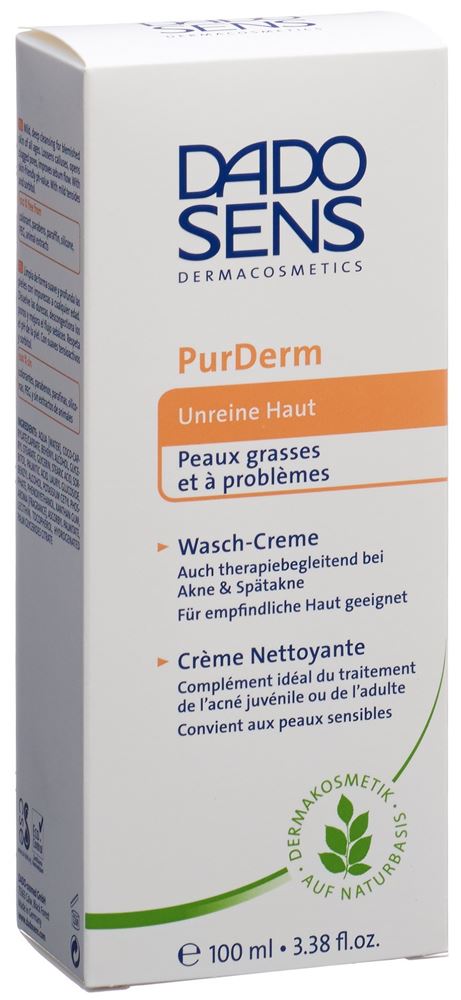 DADO SENS PurDerm Crème Lavante 100ml | Nettoyage Doux