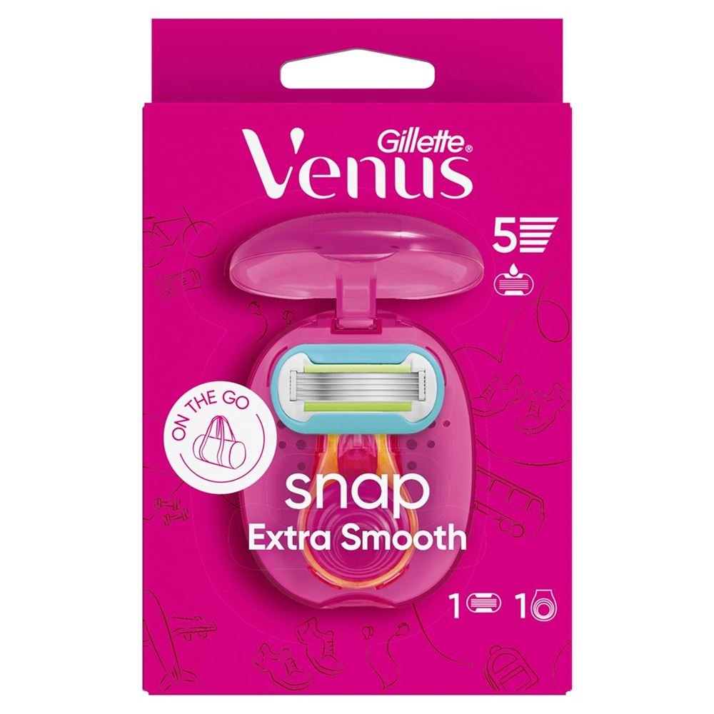 GILLETTE Venus Ext Smooth Rasoir Snap 1 lame | Lisse