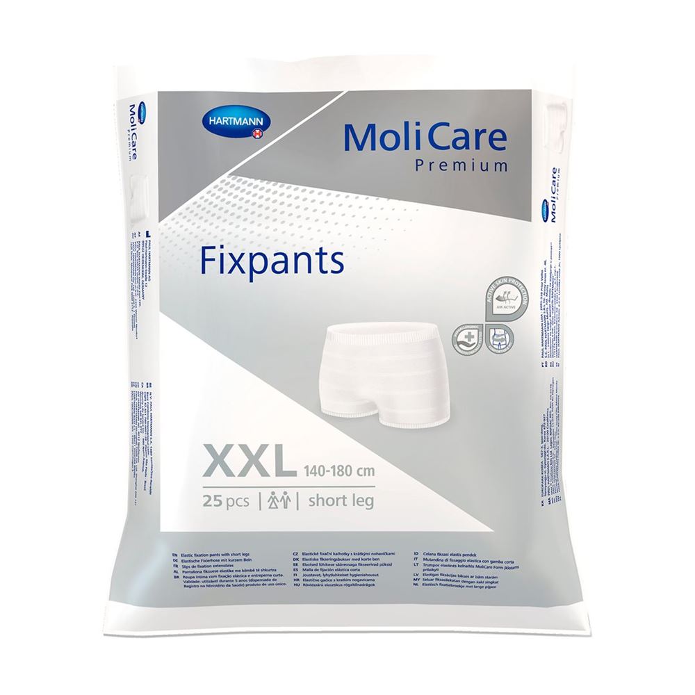 MOLICARE Premium Fixpants XXL Short 25 pièces | Maintien