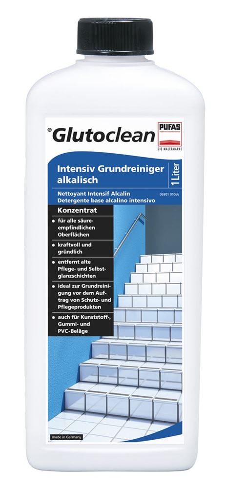 GLUTOCLEAN Nettoyant Fond Alcalin 1L | Intensif