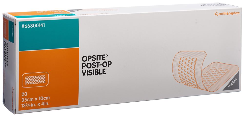 OPSITE POST OP VISIBLE Pansement 35x10cm | 20 pièces