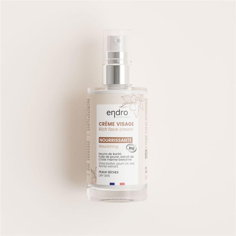 ENDRO Crème Visage Nourrissante 50ml | Douceur