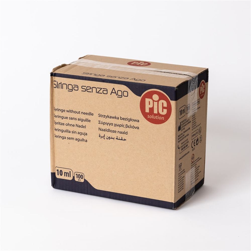PIC SOLUTION Seringue 10ml LL 100 pièces | Usage Unique