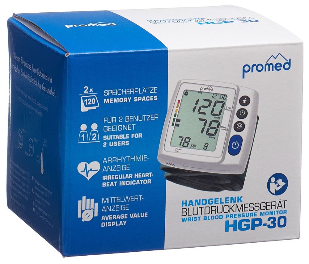 PROMED HGP 30 Tensiomètre poignet | Précis