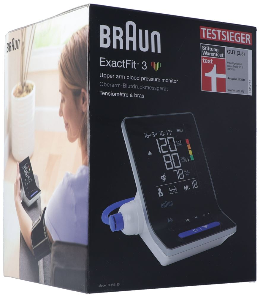 BRAUN ExactFit Tensiomètre 3 BUA 6150 | Fiable