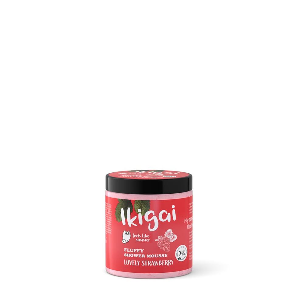 IKIGAI Shower Mousse Lovely Strawberry | 100g