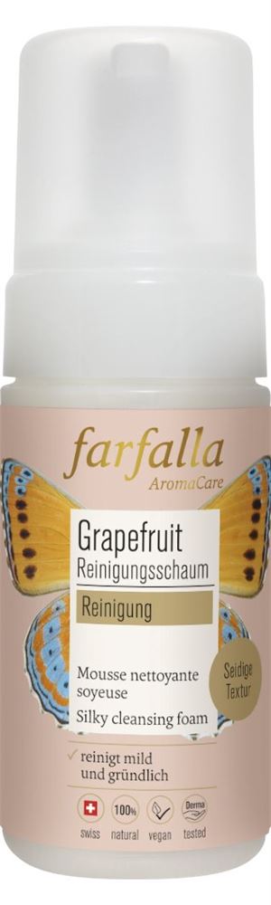 FARFALLA Mousse Nettoyante Grapefruit 120ml | Fraîcheur
