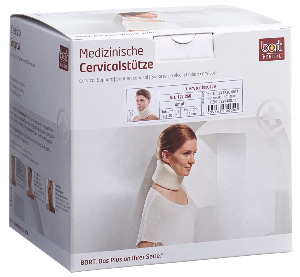 BORT Cervicalst¸tze 7.5cm L-48cm Blanc | Soutien Cervical