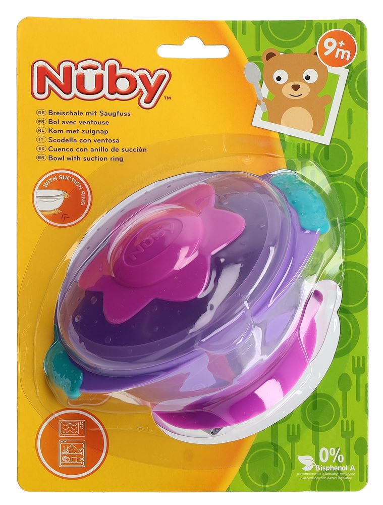NUBY Bol Purée Micro-ondes | Avec Couvercle