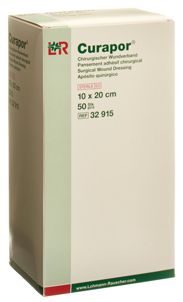 CURAPOR Wundverband 10x20cm | 50 pièces