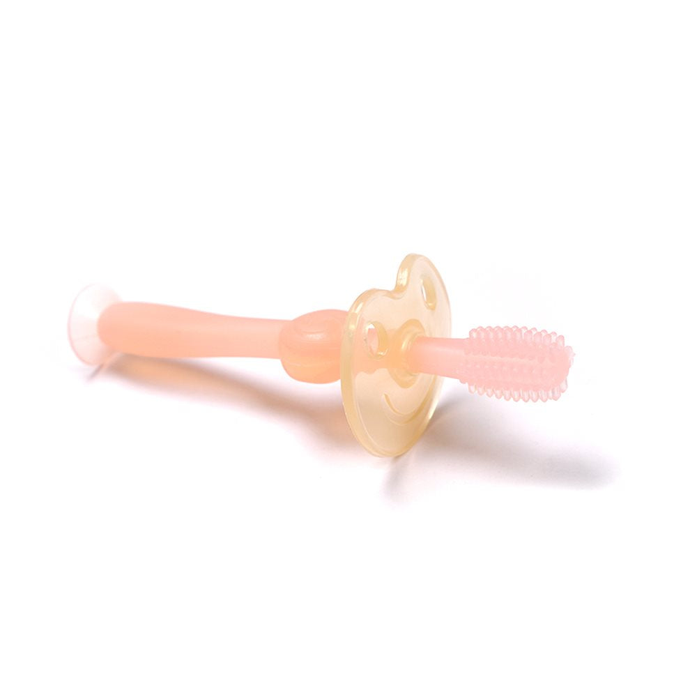 HAAKAA Brosse 360° Bébé Rose | Hygiène Dentaire