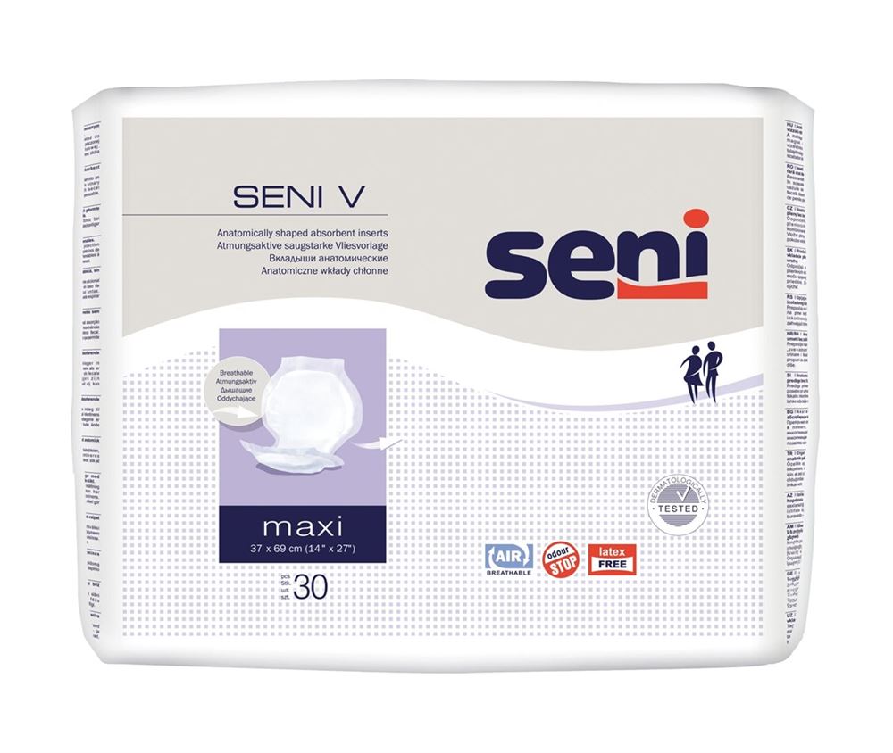 SENI V Maxi Vliesvorlagen 30 pièces | Absorption