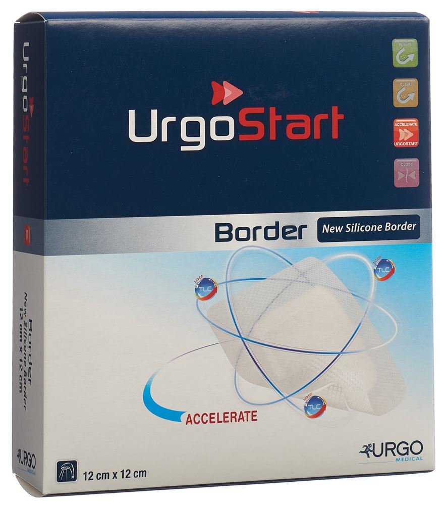 URGOSTART Border Pansements 12x12cm | 10 pièces