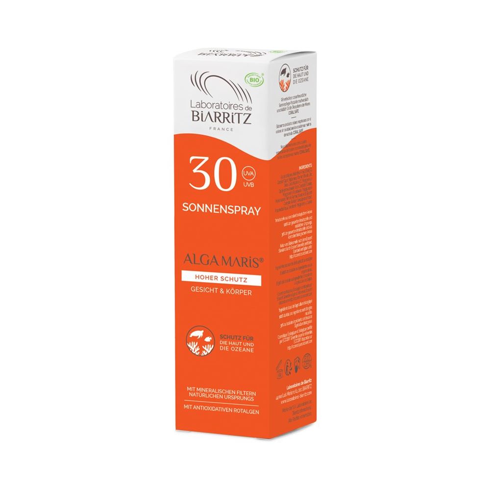 ALGA MARIS Spray Solaire FPS30 100ml | Protection Solaire